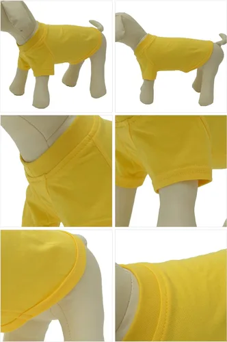 Vista 217 de Lovelonglong 2019 - Ropa para mascotas, Disfraces para Perro, Ropa Camisetas en blanco para Perros Grande Medianos Pequeños 100% Algodón 18