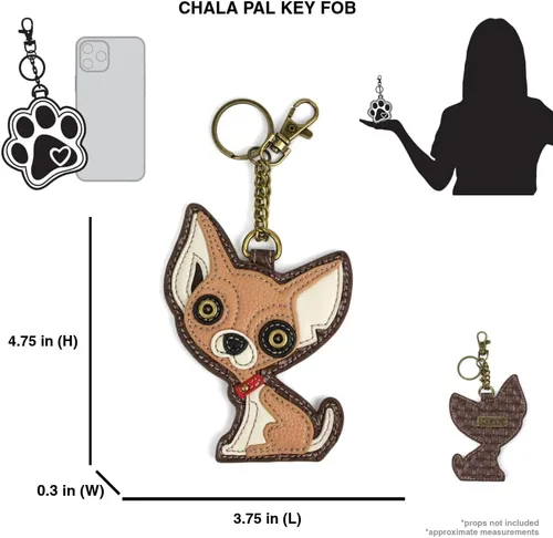 Vista 65 de CHALA Dog Collection - Llavero decorativo para mujer