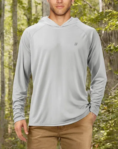 Vista 7 de Roadbox - Camisetas de pesca para hombres, FPU +50, de manga larga, con protección solar, con máscarasin máscara, para uso en exteriores, senderismo