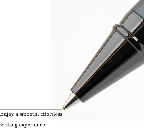 Vista 3 de Monteverde USA Innova Formula M Black Rollerball Pen Instrumento de escritura premium con repuesto Schmidt 888