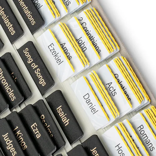 Vista 41 de Mr. Pen - Pestañas de la Biblia, 75 pestañas, tierra otoñal, letras doradas en relieve Laminated Bible Tabs for Women and Men, Bible Tabs for