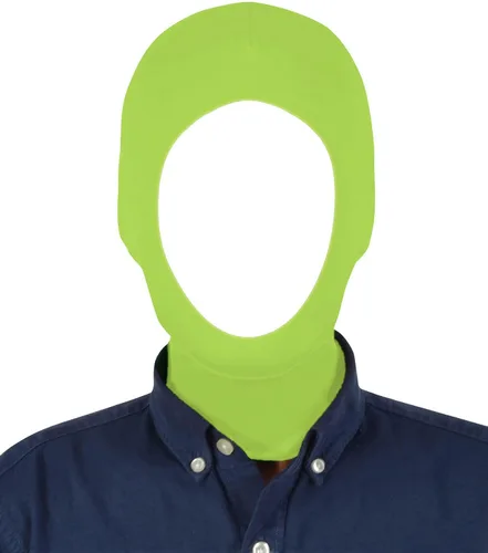 Vista 22 de Aniler Máscara unisex de elastano de cara abierta para Halloween, máscara elástica para disfraz de cosplay con capucha