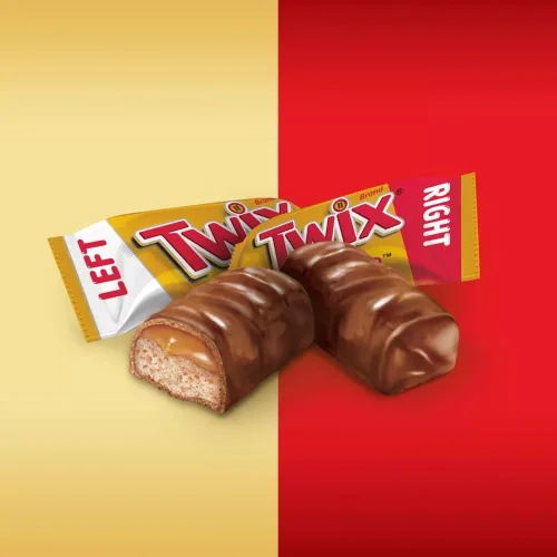 Vista 3 de Twix Fun Size - Barras de caramelo y chocolate con leche, 65