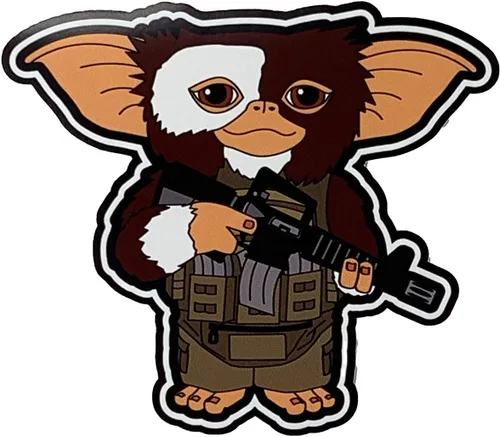 Vista 3 de PatchOps Calcomanía de la serie All American Gunner Badasses