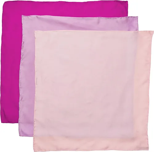 Vista 5 de Stacy Adams mens 100% Silk Hand Rolled 17"x 17" Pocket Square Three Piece Set