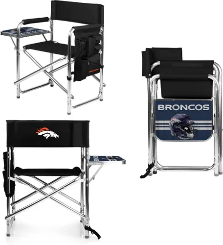 Vista 33 de Picnic TIME NFL Unisex-Adult NFL Sports Chair with Side Table, Beach Chair, Camp Chair for Adults