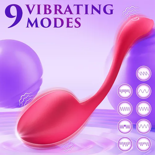 Vista 2 de Juguetes sexuales vibrador para mujeres y hombres - Vibradores de braga con 9 vibraciones, estimulador de punto G y clítoris, tapón anal, ECRVOM