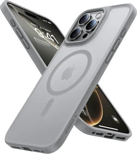 Vista 10 de TORRAS Funda magnética a prueba de golpes para iPhone 12 Pro / iPhone 12, [probada contra caídas de grado militar] [compatible con MagSafe]
