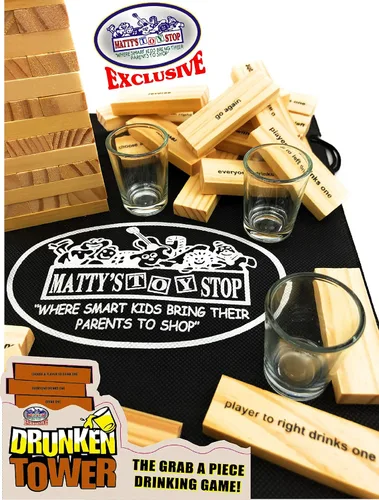 Vista 3 de Juego de beber "Grab a piece" con bolsa de almacenamiento