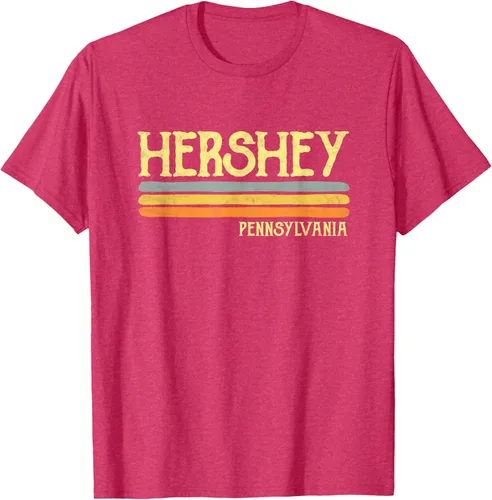 Vista 30 de Camiseta vintage de regalo de recuerdo de Hershey Pennsylvania PA, Negro, S