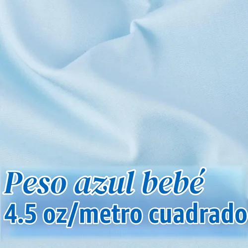 Vista 5 de The Yard, tela de algodón azul bebé de 2 yardas, tela de popelina de algodón natural, 59 pulgadas de ancho, tela 100% algodón, muselina bordada