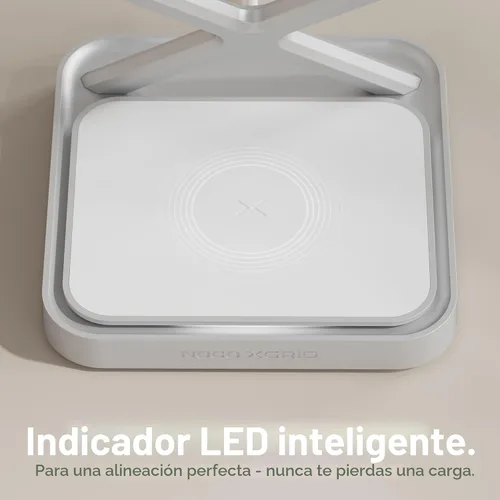 Vista 6 de NOCO XGrid XDS3: soporte de carga inalámbrico 3 en 1 - Estación de carga para iPhone, Apple Watch y AirPods - Compatible con MagSafe, certificado