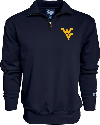Vista 94 de Blue 84 Sudadera con cremallera de un cuarto para hombre de la NCAA
