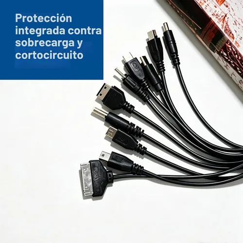 Vista 6 de Cable de carga USB universal múltiple 10 en 1 Etigood