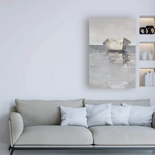 Vista 3 de Trademark Fine Art, Barco 12x19 en el horizonte I de Ethan Harper