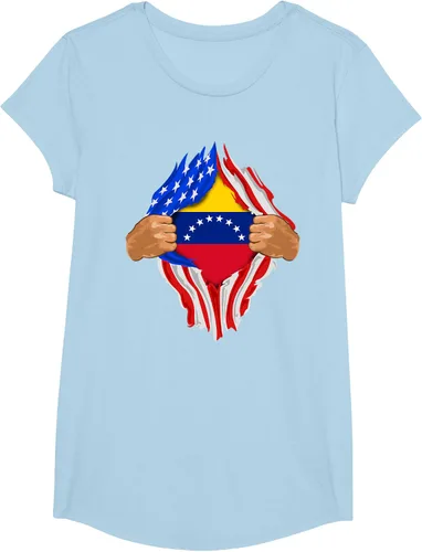 Vista 18 de Camiseta Venezuelan Blood Inside Me Regalo de la bandera de Venezuela, Blanco
