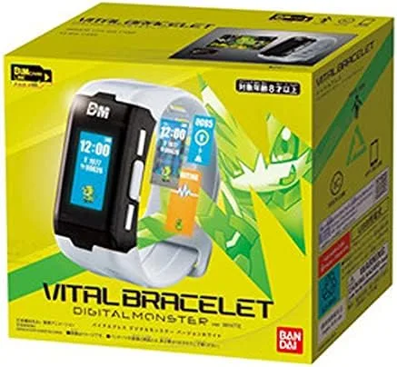 Vista 6 de Bandai - Brazalete Vital digital Monster de color blanco