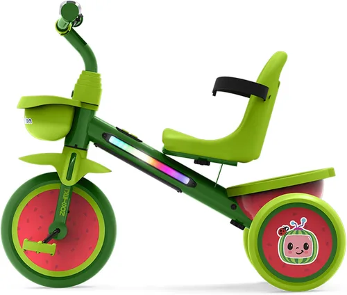 Vista 7 de Jetson Light-Up Trike, Front and Rear Baskets, Multi-Colored LED Lights, Seatbelt and Bell