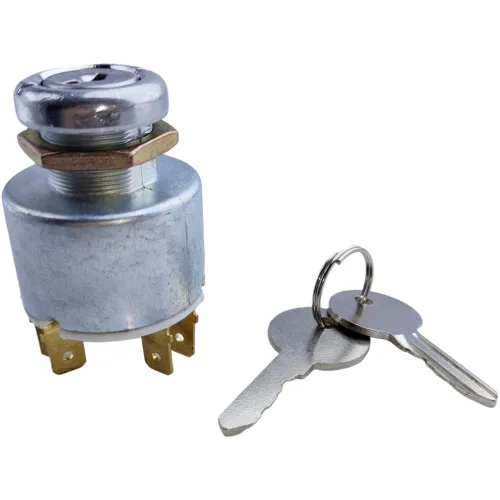 Vista 4 de XYZIL Interruptor de arranque de llave de encendido y 2 llaves para coche, tractor, remolque, barco, 12 V, 3 posiciones, apagado en encendido