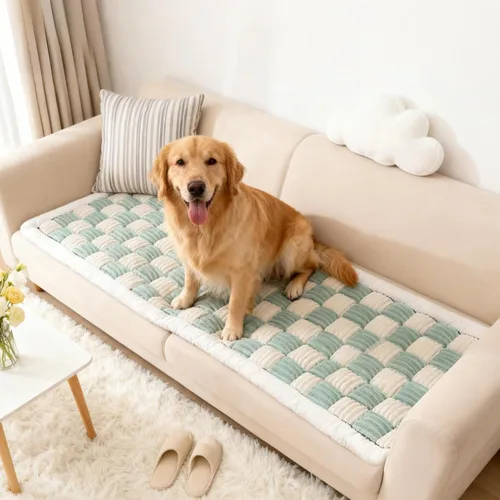Vista 9 de Funda protectora de sofá para perros, fundas de sofá para perros, cojín de sofá para perros, lavable, alfombrilla para mascotas, fundas de sofá