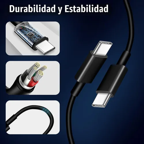 Vista 4 de Cargador de coche para iPhone 17 16 15, [Certificado MFi de Apple] Cargador de coche USB C de 43W de carga rápida con cable tipo C a C de 1 metro