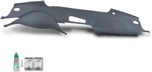Vista 27 de GRAND ORANGE Bisel moldeado de TPE para tablero de instrumentos, compatible con Chevy Cavalier 1995-2005, cubierta de tablero, beige