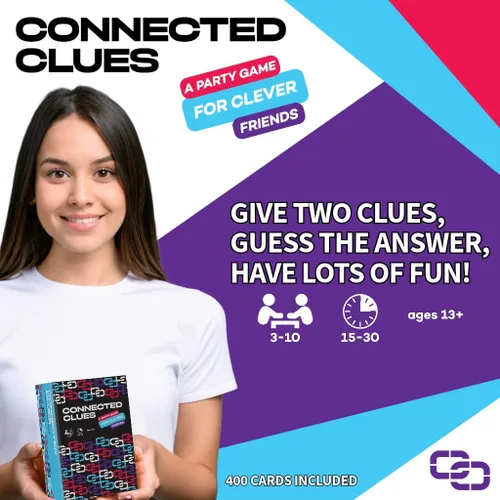 Vista 2 de Connected Clues - Un juego de fiesta para amigos inteligentes Diversión adivinando frases basada en el popular programa de juegos Antes y Después