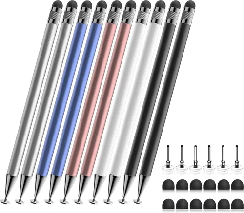 Vista 8 de Bopomofo Stylus (5 Pcs), lápiz óptico 2 en 1 para pantalla táctil, lápiz