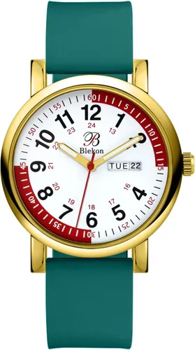 Vista 23 de Blekon Pulsometer Nurse Watch with Secondhand – Scrub Matching Band Colors for Medical Professionals – Super Easy to Read Dial w/Day and Date
