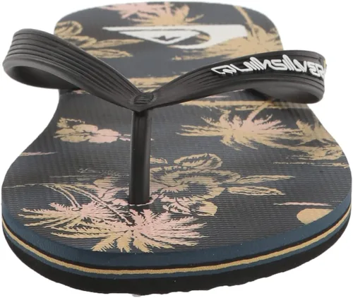 Vista 2 de Quiksilver Molokai Air Flow - Sandalias de 3 puntos para hombre, Negro, gris, negro