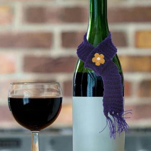 Vista 5 de EXCEART 10 piezas mini muñeca decorativa bufanda de muñeca DIY bufanda kawaii mini bufanda mini casa muñeca bufanda suministro de botella de vino
