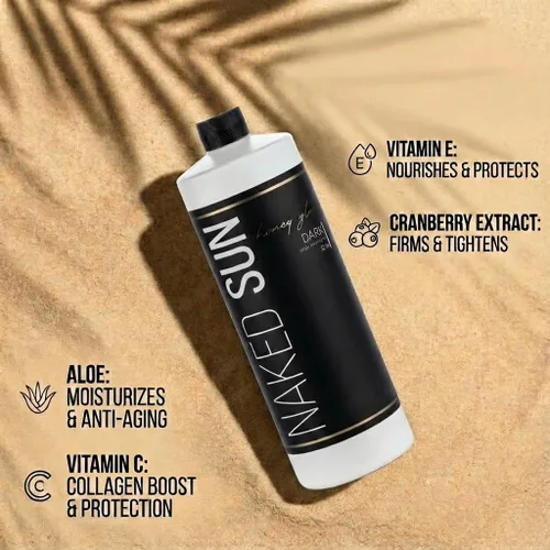 Vista 4 de Naked Sun Honey Glow - Solución bronceadora en aerosol de bronce oscuro, 32 onzas con aerógrafo sin sol