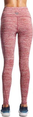 Vista 6 de Neleus calzas de yoga para mujer con bolsillo y cintura alta, para correr, con control de barriga