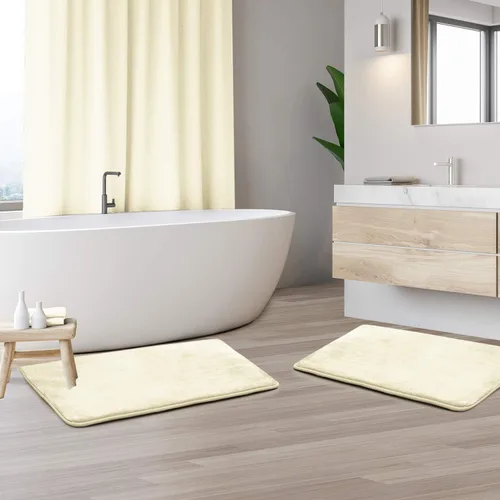 Vista 174 de Clara Clark Alfombra de Baño 24" x 17" - Alfombras de Baño, Tapete de Baño de Espuma Viscoelástica, Afelpado, Acogedor, Ultra Suave, Antideslizante