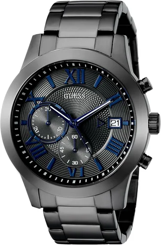 Vista 11 de GUESS Reloj de pulsera cronógrafo de acero inoxidable Gunmetal