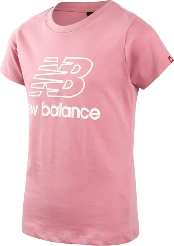 Vista 3 de New Balance Conjunto de pantalones cortos para niña, camiseta de manga corta de 2 piezas y pantalones cortos de rizo francés (7-16), talla 7-8