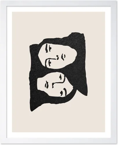 Vista 42 de Poster Master Faces Poster - Retro Women Print - Portrait Art - Sketch Illustration - Abstract Artwork - Woman Design - Chic Boho Design - Great