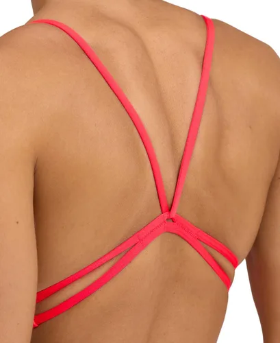 Vista 4 de Arena Traje de baño Performance Tropic con espalda de encaje para mujer