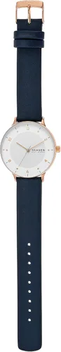 Vista 6 de Skagen Reloj minimalista de acero inoxidable para mujer