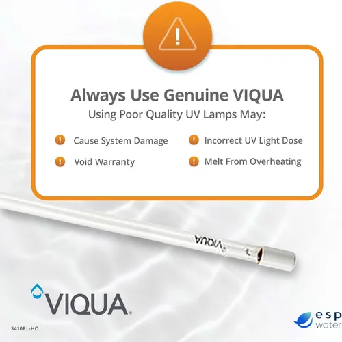Vista 6 de Viqua S410RL-HO Reemplazo UV Lámpara VH410 Sistema