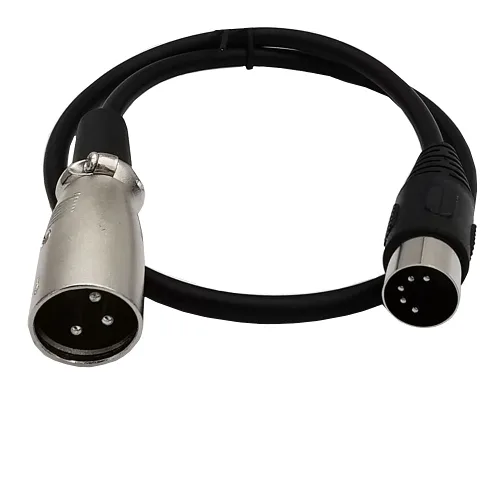 Vista 3 de Seadream MIDI 5 pines DIN macho a XLR cable macho de 3 pines (1.64 pies)