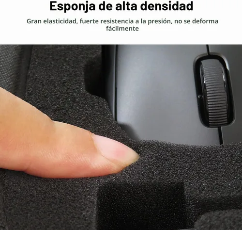 Vista 5 de Estuche rígido de transporte para mouse Logitech G502, estuche portátil para juegos, bolsa protectora de almacenamiento (negro)