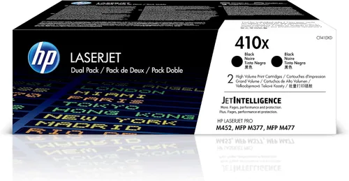 Vista 10 de HP 410X (CF410X) cartucho de tóner negro, de alto desempeño, original LaserJet