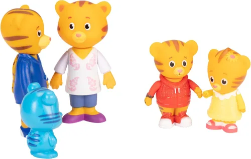 Vista 2 de Daniel Tiger's Neighborhood Set de figuras familiares (paquete de 5)