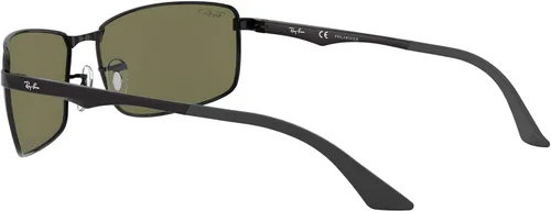 Vista 5 de Ray-Ban Gafas de sol rectangulares de metal RB3498 para hombre