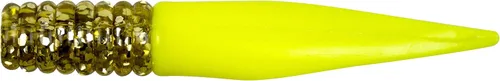 Vista 28 de Bobby Garland Slab Slay'R Señuelo de Pesca de Plástico Suave para Crappie, Equipo de Pesca y Accesorios, 2", Doble Arco Iris Plateado Arco iris