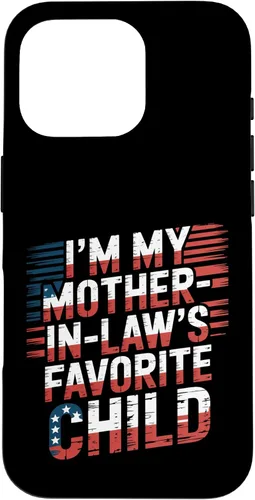 Vista 20 de Cool Im My Mother in Law Favorite Child Funny Parent Patriot Case for iPhone 16