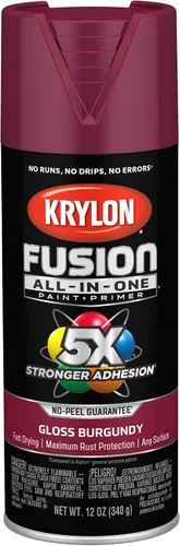 Vista 12 de Krylon Fusion - Pintura en aerosol adhesiva todo en uno para uso en interiores y exteriores, 12 onzas, vidrio de playa