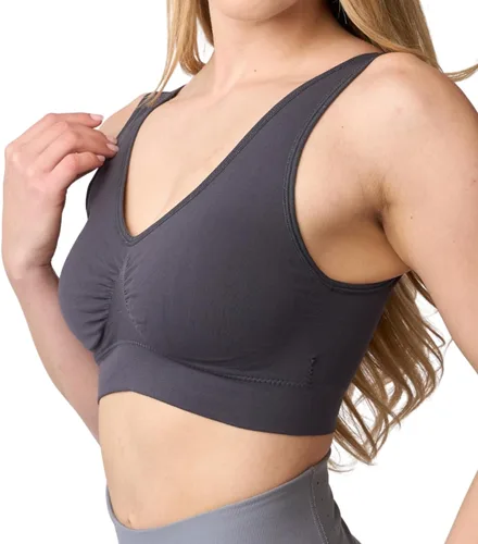 Vista 19 de Coobie Brasier sin costuras de cobertura completa para mujer con acolchado extraíble para mayor comodidad