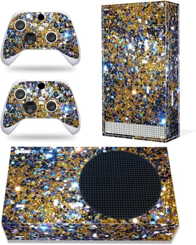 Vista 7 de Xbox Series S Stickers Full Body Vinyl Skin Decal Protective Cover for Microsoft Xbox Series S Console and Controllers (Series S A)
